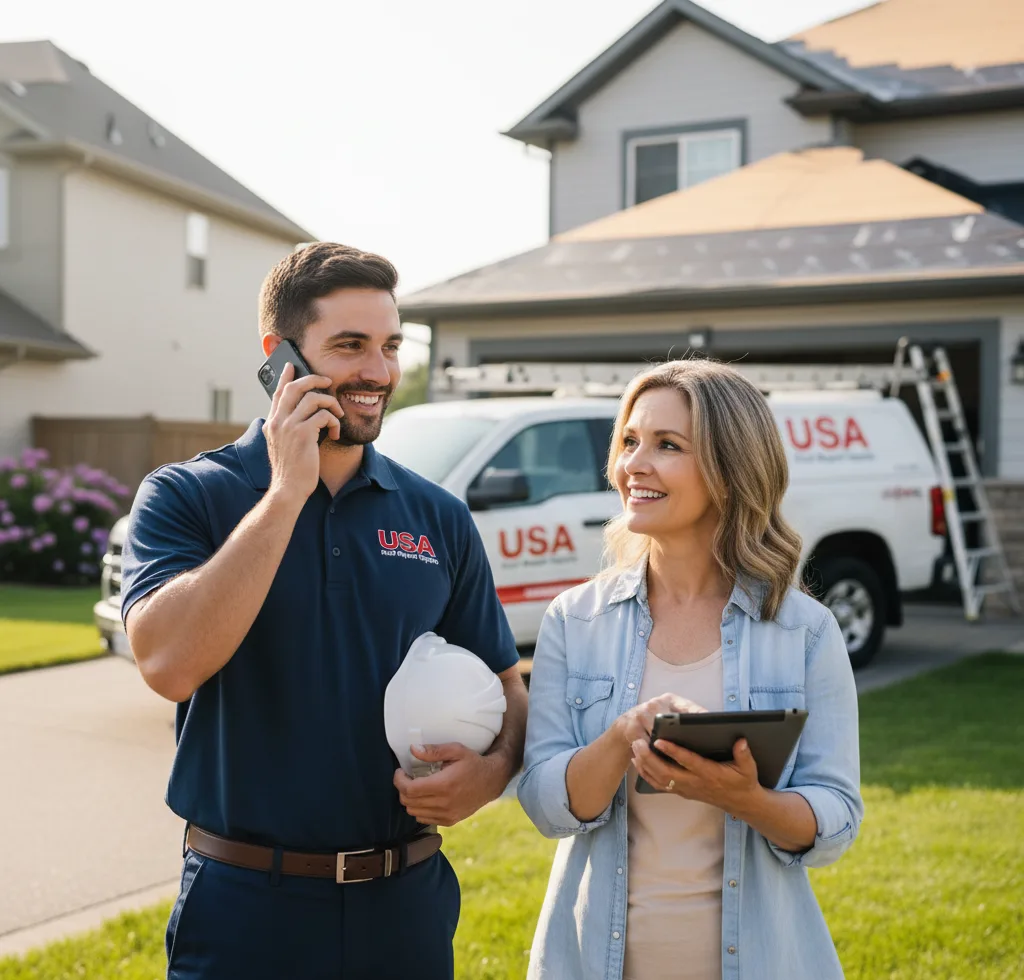 USA Roof Repair Experts customer support in Highspire
